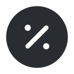 Discount Circle SVG Icon